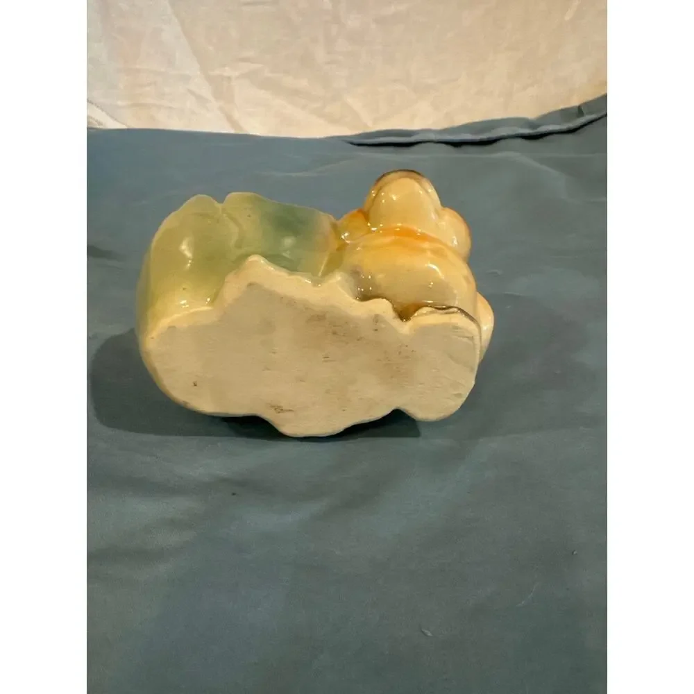 Vintage Shawnee Pottery Duckling and Cracked Egg Planter Mid Century USA Kitsch